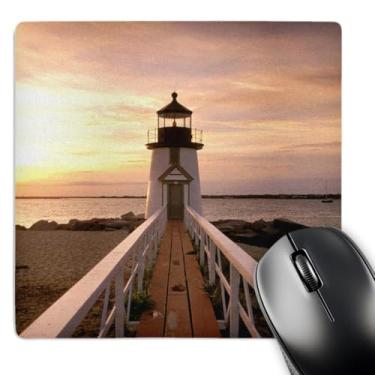 Imagem de 3dRose Massachusetts Nantucket Island, Brand Point island - Mouse pad, 20 x 20 cm (mp_90962_1)