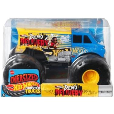 Imagem de Hot Wheels Monster Trucks Demo Delivery Derby, 1:24 Scale, Metal Diecast, Oversized
