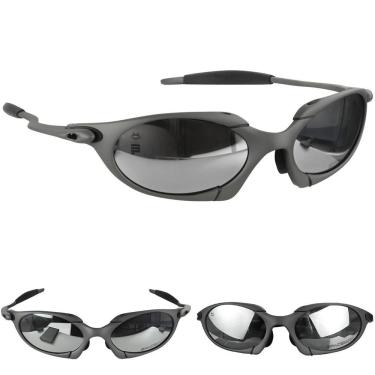 Imagem de Oculos Sol Mandrake Juliet Lupa Proteção Uv Metal Case Black Iridium Verão Todo Metal P...