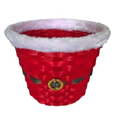 Imagem de Cesta De Vime Natal Médio - 16cm X 18cm
