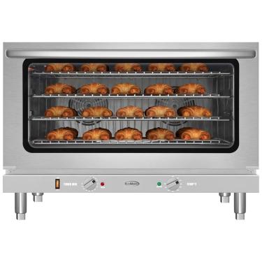 Imagem de Forno de Convecção de Bancada Comercial KoolMore 81 cm, Capacidade para Pães Grandes, 4 Grades, 3500W, 220V em Inox, Certificado pelo