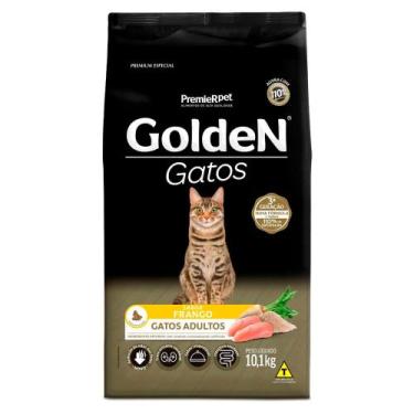 Imagem de Ração Golden Gatos Adultos Sabor Frango 10,1 kg - PREMIER