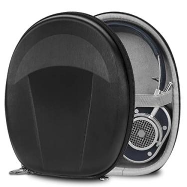 Imagem de Capa de fone de ouvido UltraShell Geekria para Master & Dynamic MH40, MW65, MW60, M&D MW50+ fones de ouvido e mais, bolsa de transporte rígida protetora para viagem com espaço para acessórios