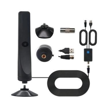 Imagem de Antena Digital Interna 4K UHD Com Amplificador De Sinal De Alta Ganho,