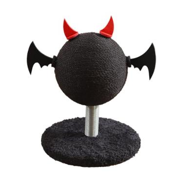 Imagem de predolo Bola de arranhar para gatos, brinquedo interativo para animais de estimação, gatinhos, resistente ao desgaste, multiuso, coluna de mola, arranhador,