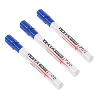 Imagem de Kit 3 Canetas Cirúrgica Estética Pele Texta 700 - Azul