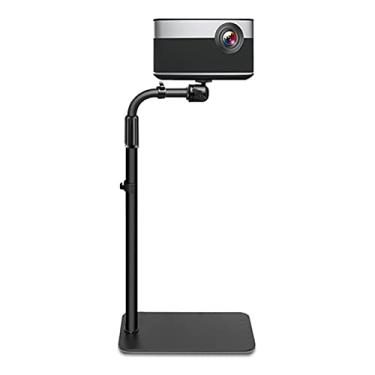 Imagem de Suporte universal para projetor, suporte para projetor, suporte de chão, suporte para projetor com haste de extensão ajustável, suporta até 3 kg, suporte de chão para laptop