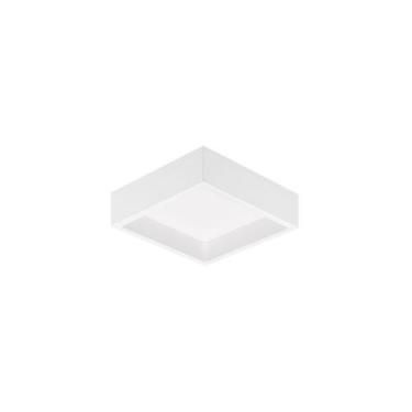 Imagem de Plafon Deep Led 12W Quadrado 4000k Branco Stella