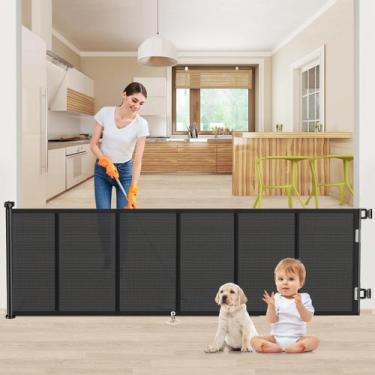 Imagem de EZIGO Puerta Retráctil para Bebés de 305 cm Malla Extra Ancha