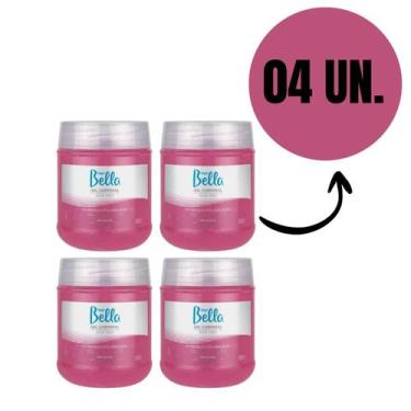 Imagem de Kit Gel Depil Bella Corporal Aloe Vera 700g C/4