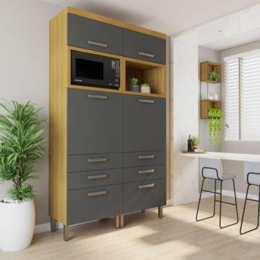 Imagem de Paneleiro 4 portas Princesa Freijo/grafite Nesher, Freijó/Grafite