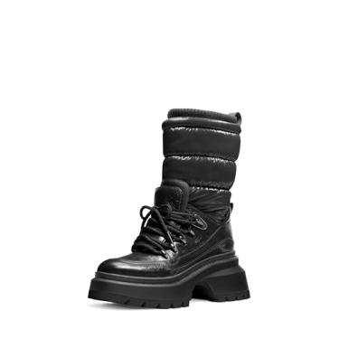 Imagem de Michael Kors Bota feminina Shiloh cano médio, Preto, 34