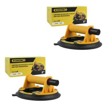 Imagem de Ventosa Sucção Vácuo Porcelanato Piso Vidro Kit 2 Un 160kg - Bomvink