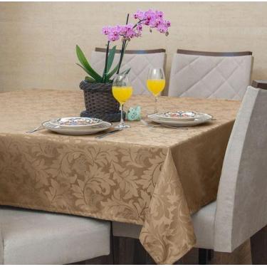 Imagem de Toalha De Jantar Para Mesa De 4 Lugares 1,40m X 1,40m Lisa - Lu Enxova
