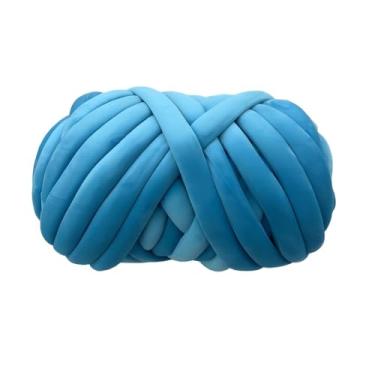 Imagem de Fio de lã de cristal super macio – 500 g de lã grossa da Islândia DIY para tricô à mão, lavável na máquina, perfeito para fazer cobertores, bolsas, travesseiros e acessórios para animais de estimação