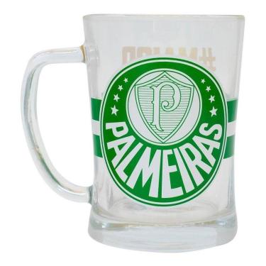 Imagem de Caneca De Vidro Gigante 660Ml - Palmeiras