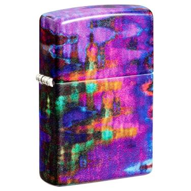 Imagem de Zippo Purple Brush Strokes Isqueiro de bolso colorido 540