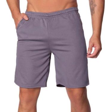 Imagem de Bermuda Masculina Fitness Selene 25110.001 / 25110.002, Chumbo, G