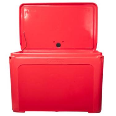 Imagem de Caixa Térmica Cooler Zero Grau 190 Litros Polietileno Plástica (Vermelha)