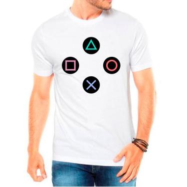 Imagem de Camiseta playstation games jogos camisa masculina lançamento 05 - DESI
