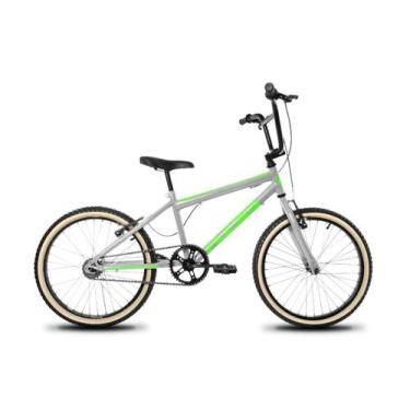 Imagem de Bicicleta Infantil Alumínio Aro 20 BMX com Freio V-Brake - KOG, Prata,