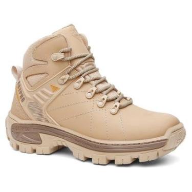 Imagem de Bota Couro Masculina para Trabalho Pesado com Solado Leve e Conforto Antibacteriano Interno CATPRO-Masculino