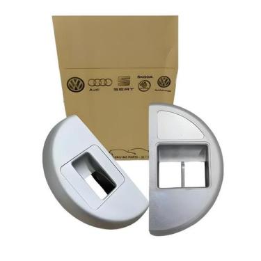 Imagem de Par Moldura Vidro Eletrico Gol Parati G4 2005 a 2013 Prata - Sp. Repos