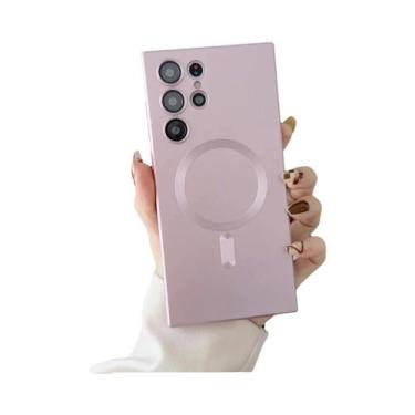 Imagem de Capa Magnética Fosca Para Samsung S25 S24 S23 S22 Ultra S21 S20 plus N