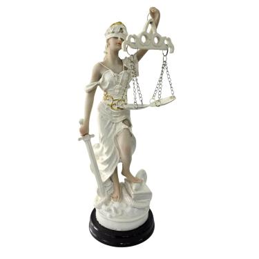 Imagem de Estátua Deusa/Dama Da Justiça Em Resina Importdada
