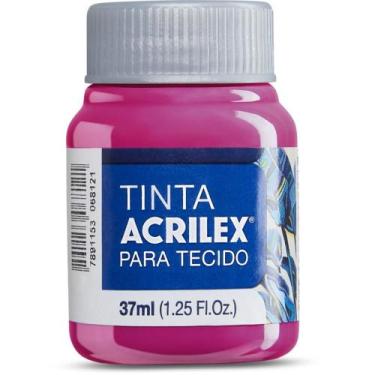 Imagem de Tinta para Tecido Fosca 37ML Rosa Escuro Duzia - Acrilex