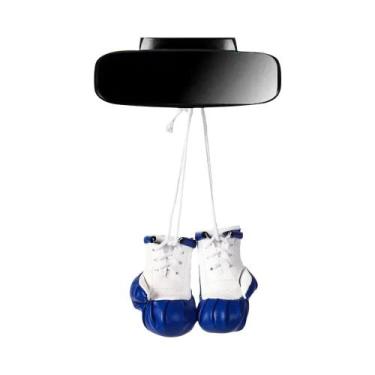 Imagem de Mini Luvas De Boxe Em Couro PU, Pingente Para Carro, Acessórios Multif