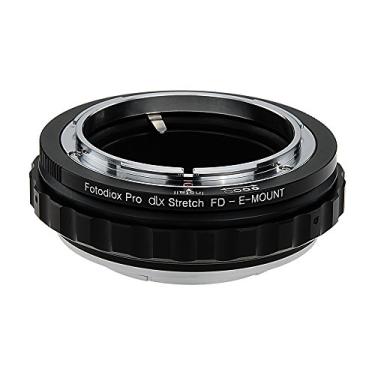 Imagem de Fotodiox DLX Stretch Lens Mount Adapter - Lente Canon FD & FL 35mm SLR para corpo de câmera sem espelho Sony Alpha E-Mount com helicóide de focagem macro e filtros magnéticos drop-in