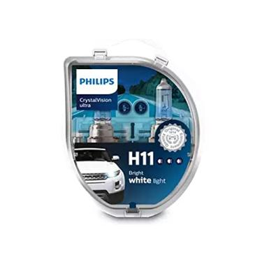 Imagem de Kit Lâmpada Philips Crystal Vision Ultra H11 - Luz branca