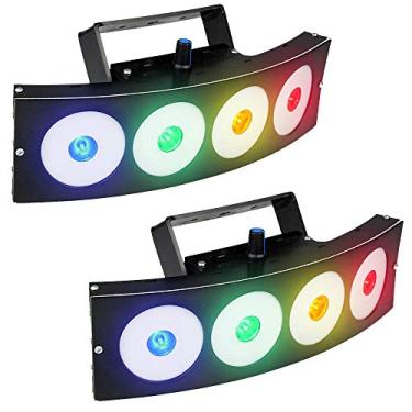 Imagem de 2 Jogo de Luz Deltrônica com 4 Canhões de Led e Sequencial Rítimico