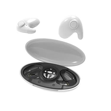 Imagem de Bothyi de Ouvido com Microfone com Cancelamento de Ruído Mini de Ouvido para Dirigir Negócios, Branco