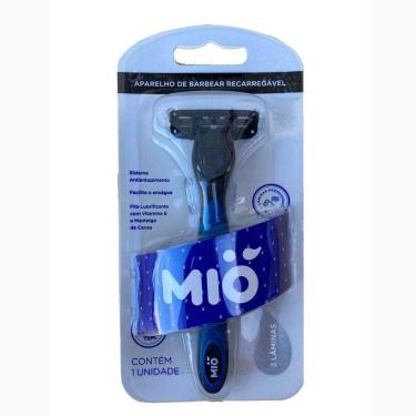Imagem de Aparelho de Barbear Recarregável Mió 3 Lâminas com 1 Unidade