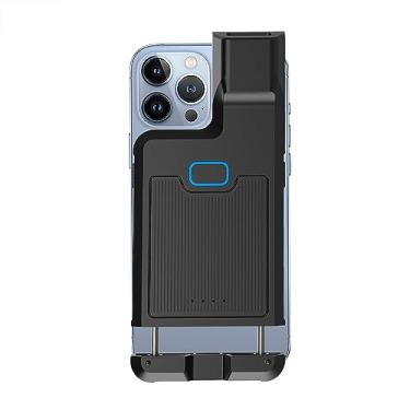 Imagem de CIADAZ Leitor de código de barras 1D 2D Leitor de código de barras portátil com clipe traseiro BT + 2.4G Conexão sem fio e com fio com suporte de armazenamento offline para computadores Windows PC