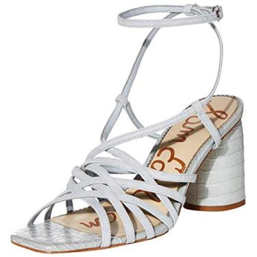 Imagem de Sam Edelman Sandália feminina de salto narciso, Nuvem azul, 6.5