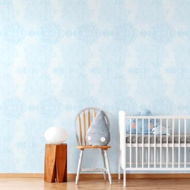 Imagem de Papel de Parede Adesivo Infantil Céu de Algodão Doce