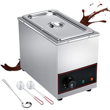 Imagem de Máquina comercial de têmpera de chocolate Máquina de fusão de chocolate - 300W / 220V - Máquina de fusão de aquecimento de chocolate quente com temperatura constante de tamanho completo