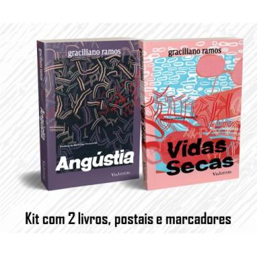 Imagem de Graciliano Ramos   Vidas Secas + Angustia - Kit Co - Via Leitura