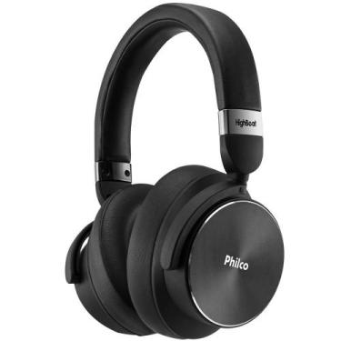 Imagem de Fone de Ouvido Philco PFO04BTP, Bateria de 600mAh, Bluetooth 5.0, Pret