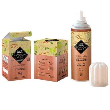 Imagem de Kit Barman Moscow Mule Easy Drinks Limão E Gengibre + Espuma