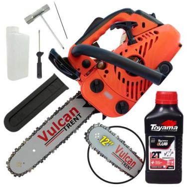 Imagem de Motosserra Motorserra Profissional Vulcan VSL-250 Á Gasolina 2T 25,4cc