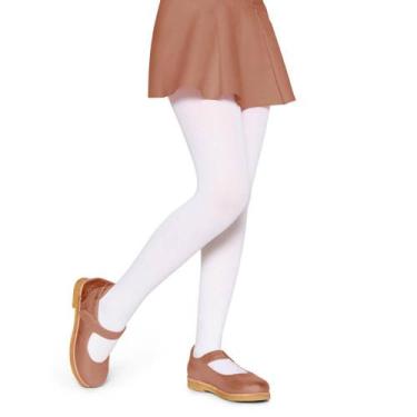 Imagem de Meia Calça Microfibra Fio 40 Lupo 02530-001 Infantil, P, Branco antárt