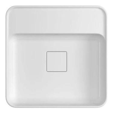 Imagem de Cuba Apoio Quadrada Mesa 40 cm Deca Slim Branco L.11040.M.17