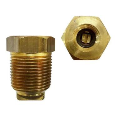 Imagem de Válvula UGV1 P/ Botijão P13 - 3/4 Npt Externa X 5/8 Unc Interna - Form