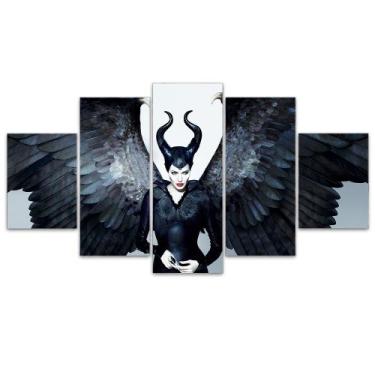 Imagem de Quadro Decorativo em Mosaico MDF Malévola 115x60cm - Império da Impres