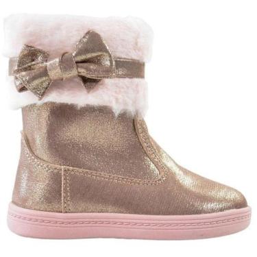 Imagem de Bota Baby Infantil Rosa Molekinha 2127.216, 21, Rosa