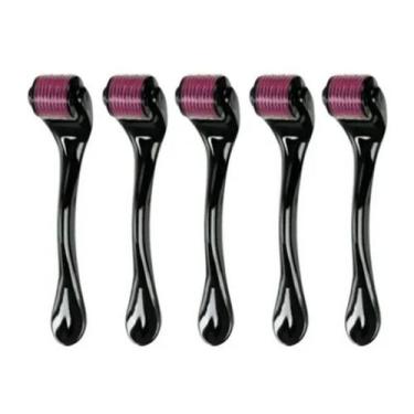 Imagem de Dermaroller Derma roler Kit com 5 Unidade micro agulhamento - A.R Vari